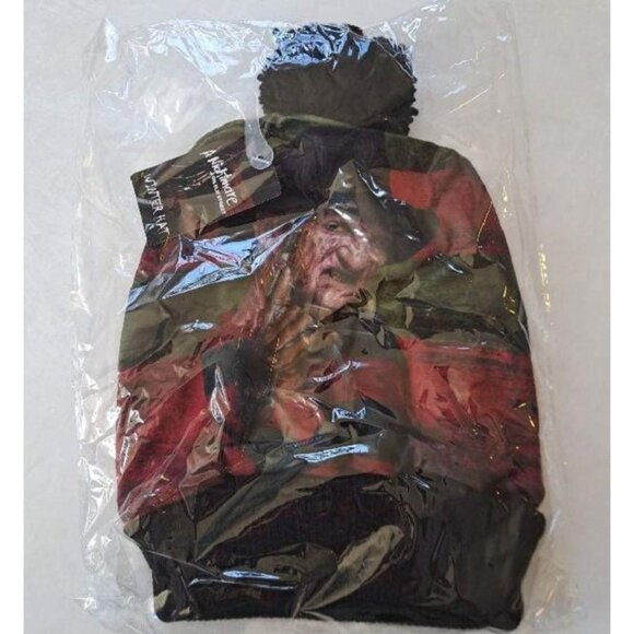 New Freddy Krueger Beanie Hat Adult Winter Horror Movie Nightmare on Elm Street - Picture 2 of 2